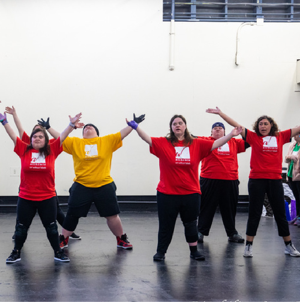 Photo of dancers putting on a performance.